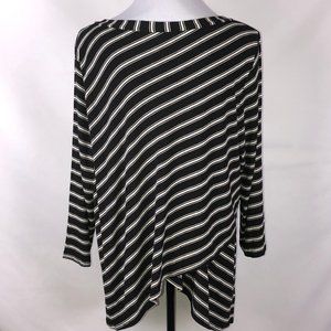 Honey Punch Asymmetric Wrap Back Detail - 3X